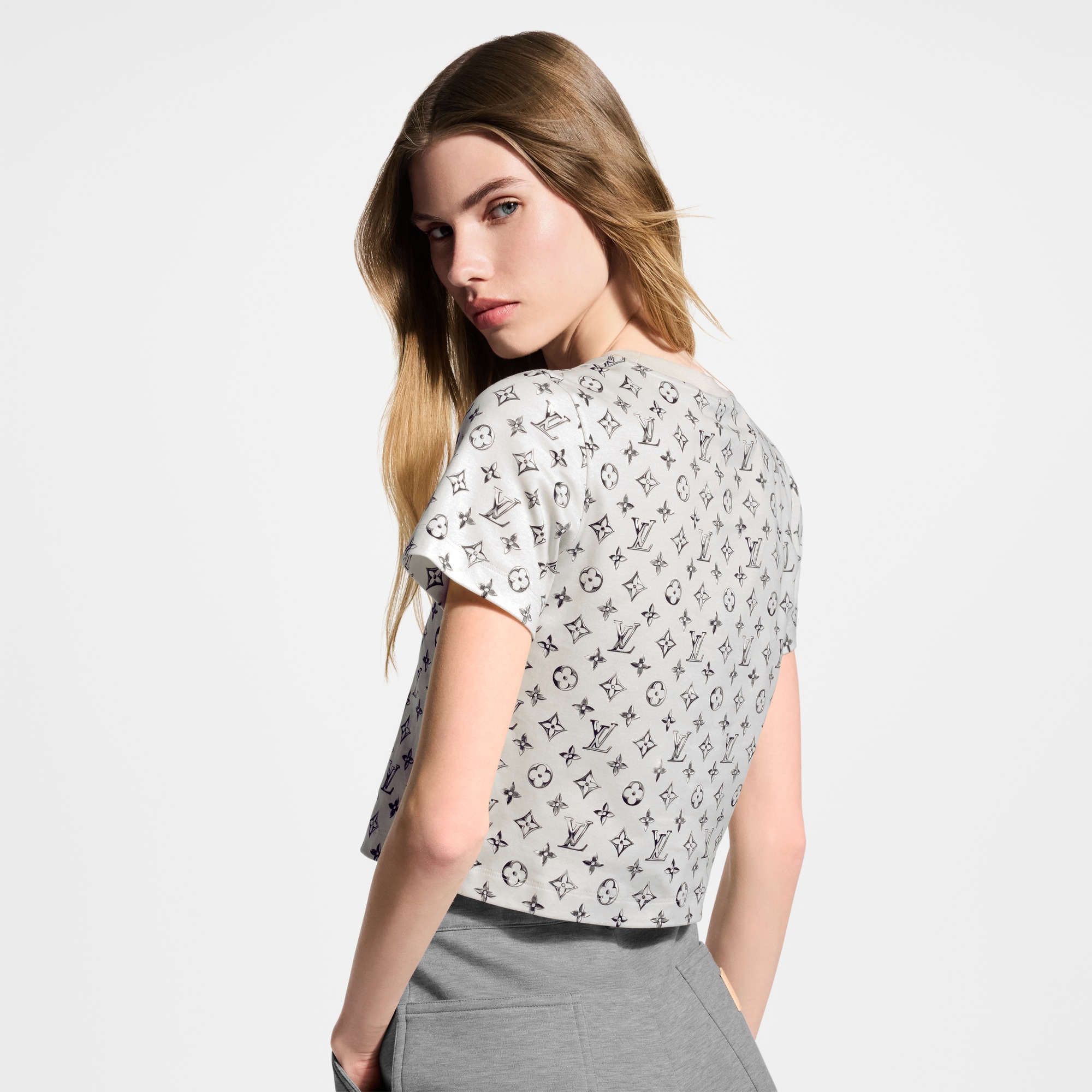 Chrome Monogram Crop Top - Women - Ready-to-Wear | LOUIS VUITTON ®